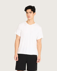 Men's Base Layer V-Neck T-Shirt - White