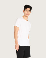 Men's Base Layer Crew Neck T-Shirt - White