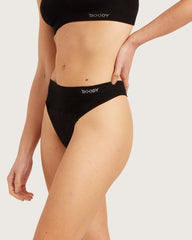 Period & Leak Proof - G-String - Light - Black