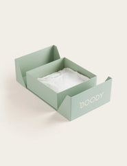 Set Giftbox - Baby Long Sleeve Bodysuit & Jersey Wrap - Heather Grey
