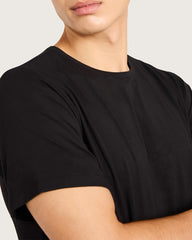 Men's Base Layer Crew Neck T-Shirt - Black