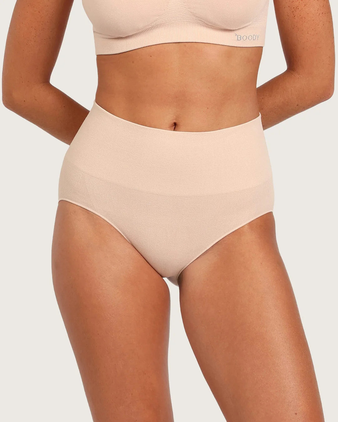 Shaper High Cut Full Briefs - Shell