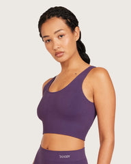 Ribbed Seamfree Crop - Amethyst