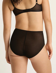 FreeMesh High-Cut Full Briefs - Black