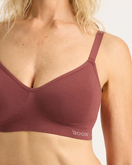 Wireless Full Bust T-Shirt Bra - Rosewood