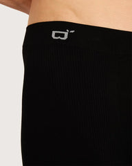 Men's Seamfree Mid-Length Boxer Briefs - Black