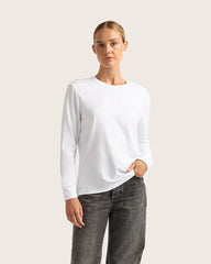 Women's Classic Long Sleeve T-Shirt - White