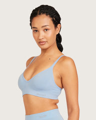 Wireless T-Shirt Bra - Sky Blue