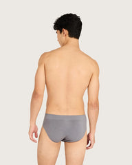 Men's Seamfree Briefs - Charcoal