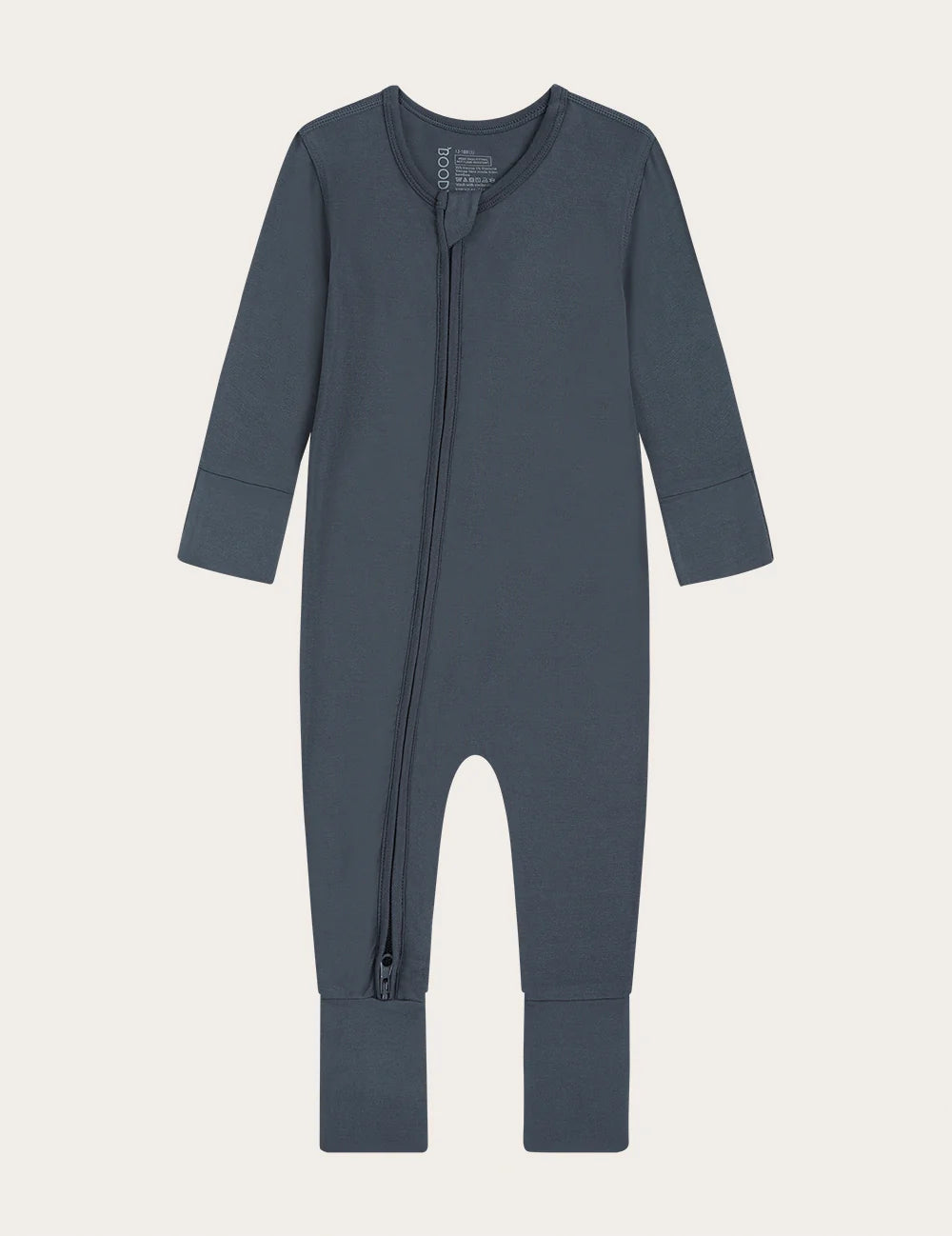 Baby Long Sleeve Romper - Storm