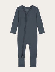 Baby Long Sleeve Romper - Storm
