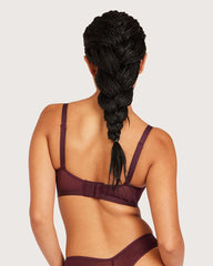 FreeMesh Crop Bralette - Fig