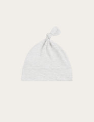 Baby Knotted Beanie - Heather Grey
