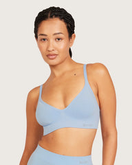 Wireless T-Shirt Bra - Sky Blue