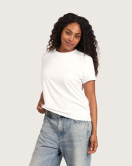 Women's Classic Crew Neck T-Shirt - White