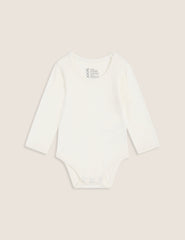Baby Long Sleeve Bodysuit - Natural White