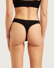 Period & Leak Proof - G-String - Light - Black