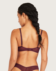 FreeMesh Plunge Bralette - Fig