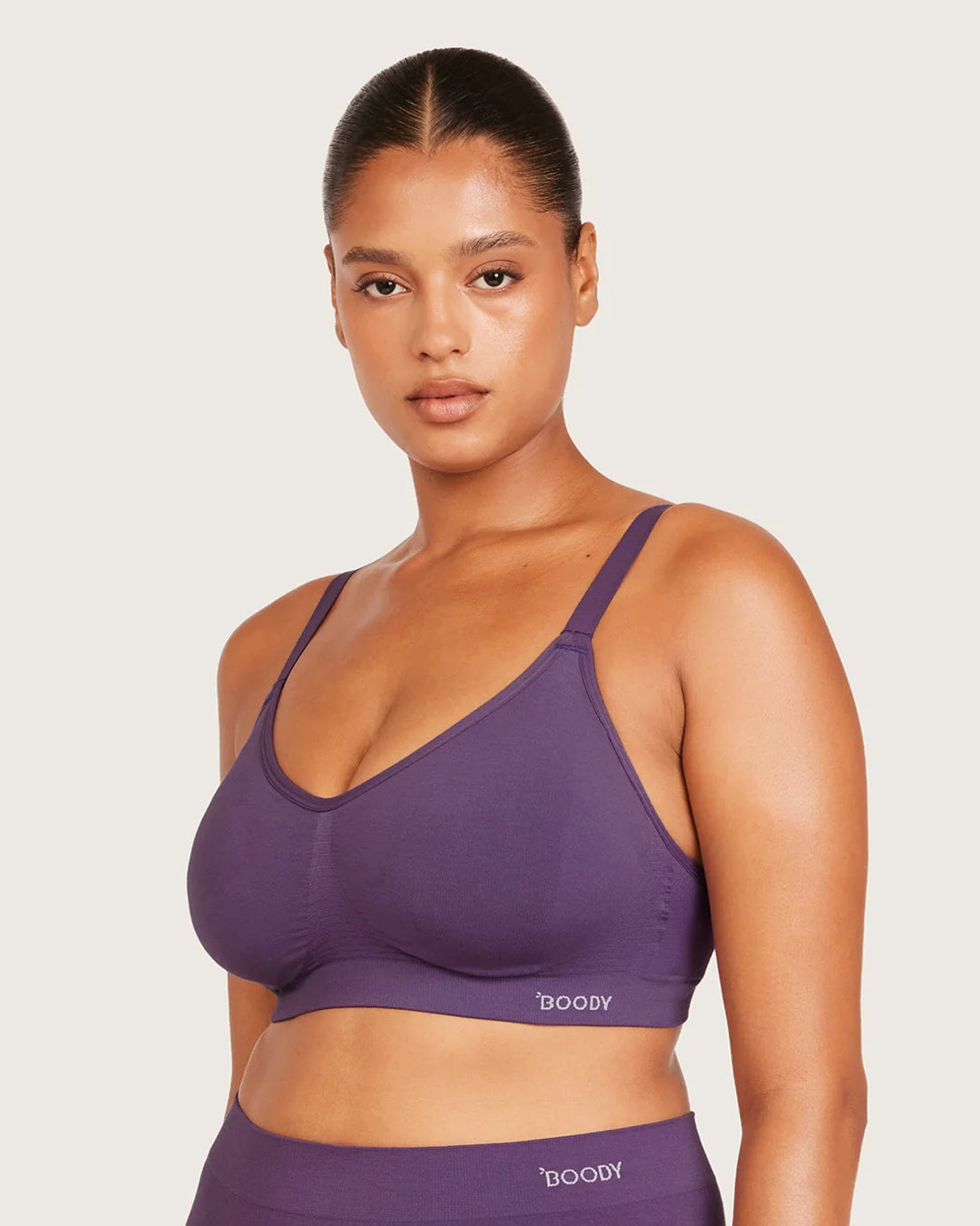 Wireless Full Bust T-Shirt Bra - Amethyst