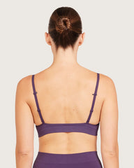 Wireless T-Shirt Bralette - Amethyst