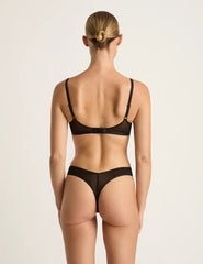 FreeMesh Triangle Bralette - Black